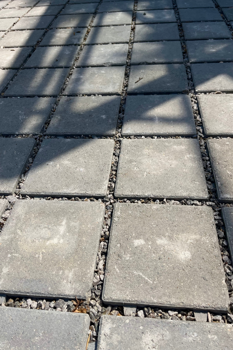 Pavé drainant