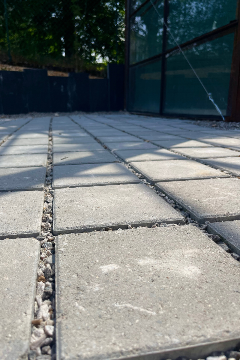 Pavé drainant
