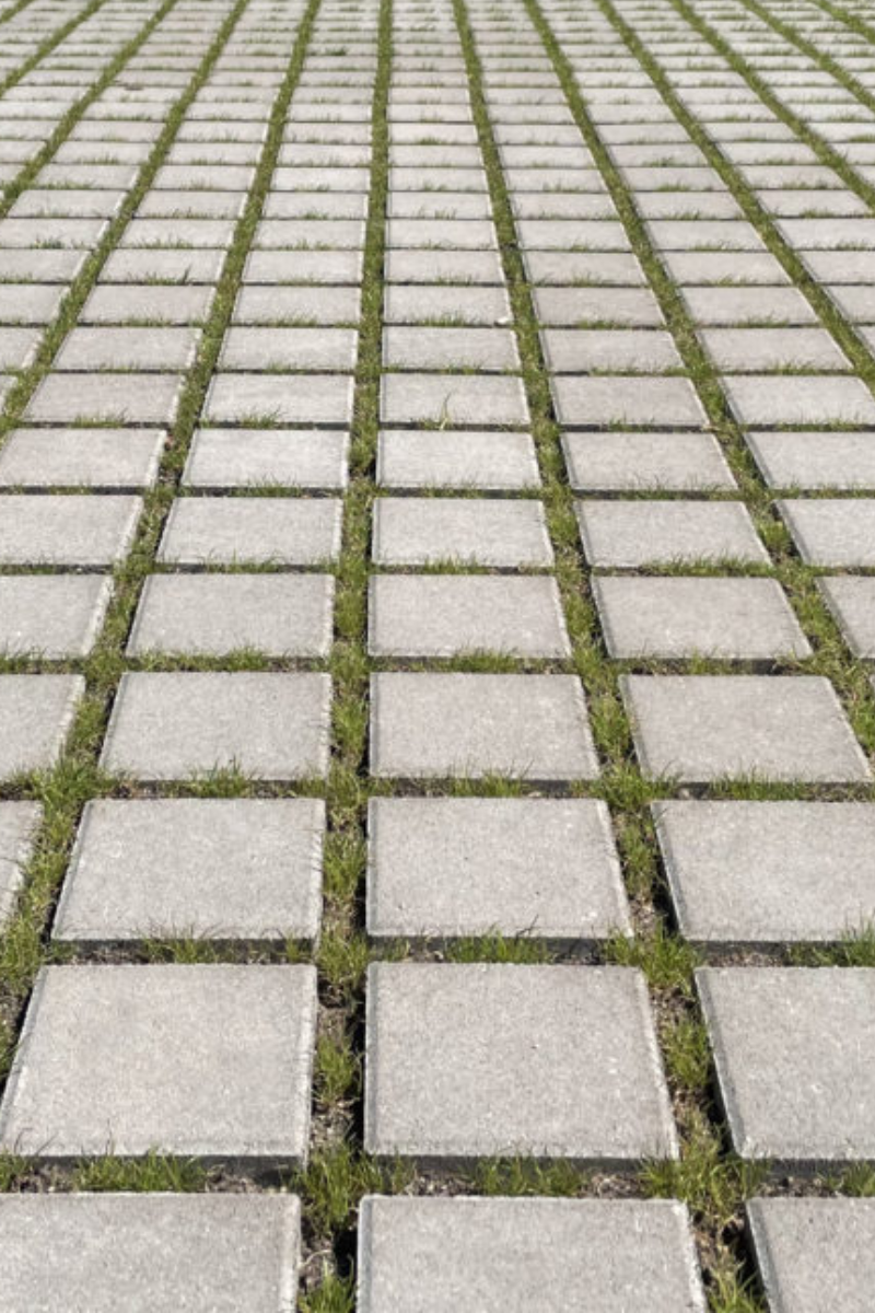 Pavé drainant